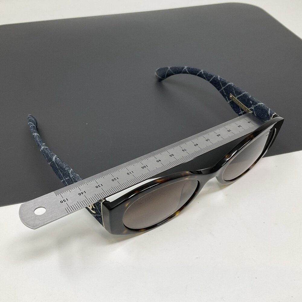 CHANEL 5405-A C 714/S9 Oval Denim Polarized Sunglasses 53 [] 19 140 - Picture 14 of 16